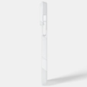 Modern Wit Patroon Case-Mate iPhone Case (Achterkant / Links)