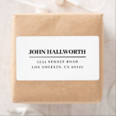 Modern Wit & Zwart Etiket (Insitu)