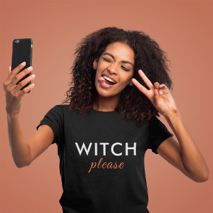 Modern Witch Please Halloween Shirt - Grappig T-sh