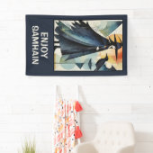 Modern Witches - een abstract kunstwerk 3 - Fan Fu Spandoek (Insitu)