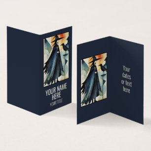 Modern Witches - een abstract kunstwerk 3 - Fan Fu Visitekaartjes