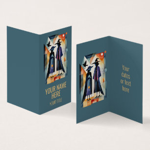 Modern Witches - een abstract kunstwerk 6 - Fan Fu Visitekaartjes