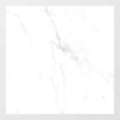 Modern Witte Marmer Raamsticker (Vel)