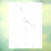 Modern Witte Marmer Raamsticker (Vel 3)
