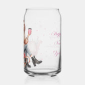 Modern Woman on Sleigh Christmas (Verso)