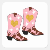 Modern Women Roze Cowgirl Westerne Boots White