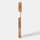 Modern Wood Geometric Pattern iPhone Case Hoesje (Rechterkant)