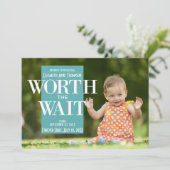Modern Worth the Wait - Aankondiging van goedkeuri (Staand voorkant)
