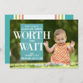 Modern Worth the Wait - Aankondiging van goedkeuri (Voorkant / Achterkant)