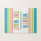 Modern Worth the Wait - Adoptie, New Baby Legpuzzel (Horizontaal)