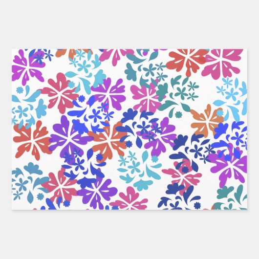 Modern Wrapping Paper Flat Sheet Set of 3 (Voorkant 3)