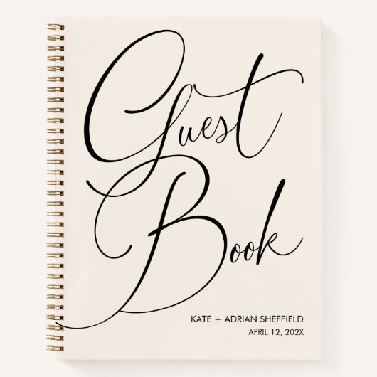Modern Writing 2 Budget Guest Book Notitieboek (Voorkant)