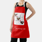 Modern XOXO Red Hearts Moederdag Foto Schort (Insitu)