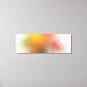 Modern Yellow Green Red Pink Blue Trendy Abstract Canvas Afdruk