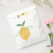 Modern Yellow Lemon Bridal Luncheon Bedankzakje (Gezegeld)