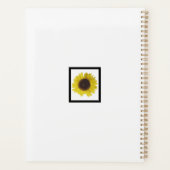 Modern Yellow Sunflower Floral Custom Name 2026 (Dos)
