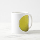 Modern Yellow Tennis Ball Koffiemok (Voorkant rechts)