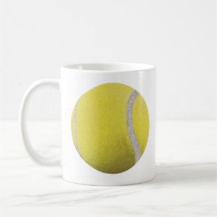 Modern Yellow Tennis Ball Koffiemok
