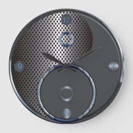 Modern Yin Yang Wall klok