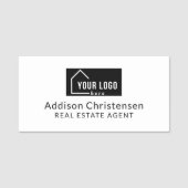 Modern Your Logo Custom Real Estate Naamplaatje (Voorkant)