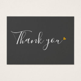 Modern Zakelijk Cadeau Certificaat Bedankt Hart Visitekaartje