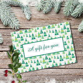 Modern Zakelijk Cadeaubon voor de Feestdagen