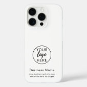 Modern Zakelijk Logo Aangepast Case-Mate iPhone Case (Achterkant)