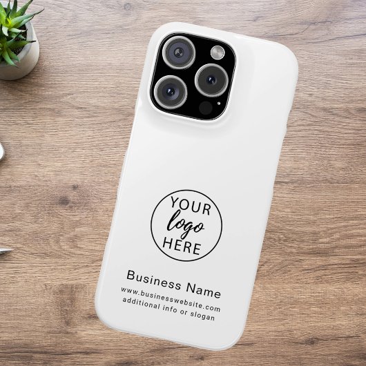 Modern Zakelijk Logo Aangepast Case-Mate iPhone Case