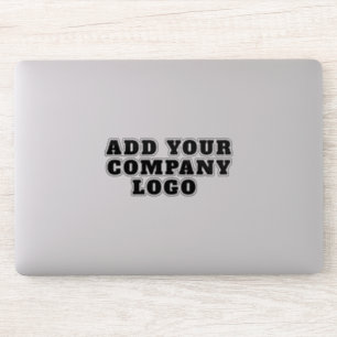 Modern Zakelijk Logo Bedrijfsleider Laptop Sticker
