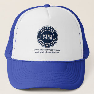 Modern zakelijk logo en website bedrijfs evenement trucker pet