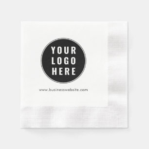 Modern zakelijk logo personeel papier servet