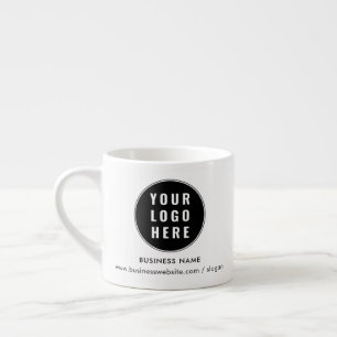 Modern zakelijk logo, promotiemateriaal voor bedri espresso kop