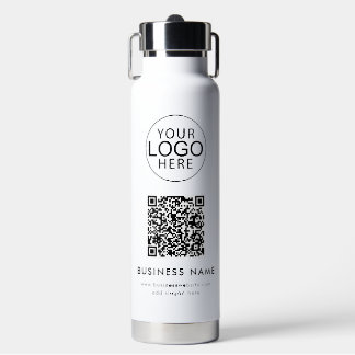 Modern Zakelijk Logo QR Code Zakelijke Evenementen Waterfles