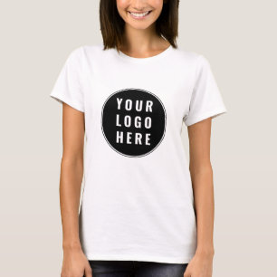 Modern zakelijk logo werknemers personeel op maat t-shirt