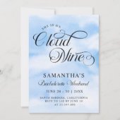 Modern Ze is op Cloud 9 Bachelorette Weekend Kaart (Voorkant)