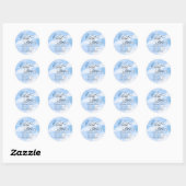 Modern Ze is op Cloud 9 Bachelorette Weekend Ronde Sticker (Vel)