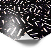 Modern zebra Print Pattern Foto Afdruk (Hoek)