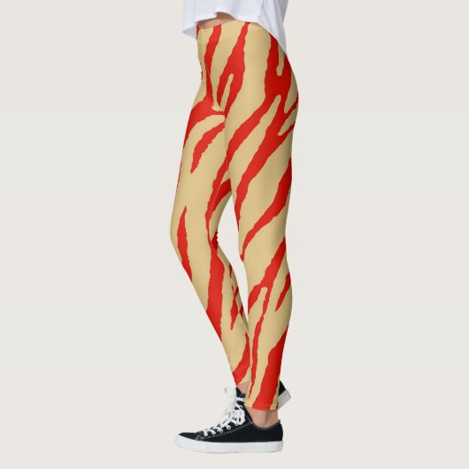 Modern zebra Print Pattern Leggings (Links)