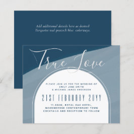 Modern Zee Blauwgroen huwelijk in de Oostzee