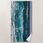 Modern Zee reizen Strandlaken (Voorkant)