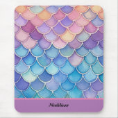 Modern zeemeerminthema muismat (Voorkant)