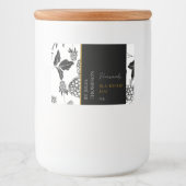 Modern zelfgemaakt BlackBerry Jam Label Voedselcontainer Etiket (Voorkant)