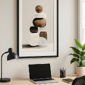 Modern Zen Balance Poster