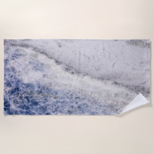 Modern Zen Bleu Strandlaken (Voorkant)