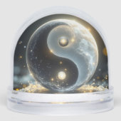 Modern Zen Yin and Yang vibes Sneeuwbol (Voorkant)