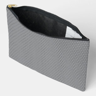 Modern zeshoekig raster geometrisch patroon etui