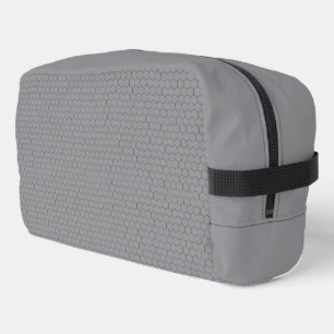 Modern zeshoekig raster geometrisch patroon toilettasje