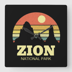 Modern Zion National Park Zuidwest Utah Vierkante Klok