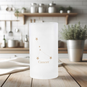 Modern Zodiac Sign Gold Cancer   Element Water Matglas Bierpul