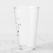 Modern Zodiac Sign Gold Gemini | Element Air Glas (Links)